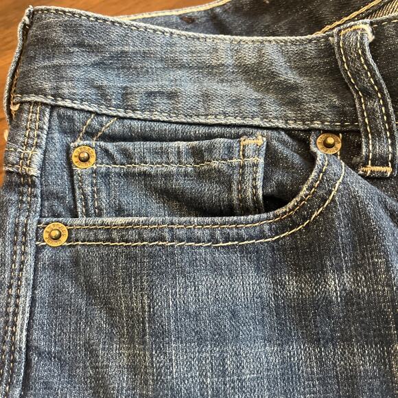 Express Jeans Women’s Sz 10Short ID 025039 Dark Wash Bootcut Y2K Campus Street - Picture 2 of 8